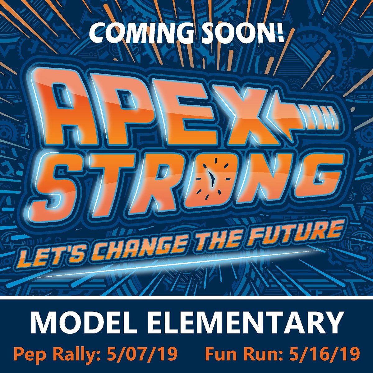 AimeeHays01's tweet photo. APEX FUN RUN IS COMING!
Please ReTweet!
#WEAREMODEL
#MODELSTRONG
#FloydCoSchools
@MESBlueDevils
@KyleAbernathy85 @FloydCoSchools https://t.co/jtG1ZUDz9Q