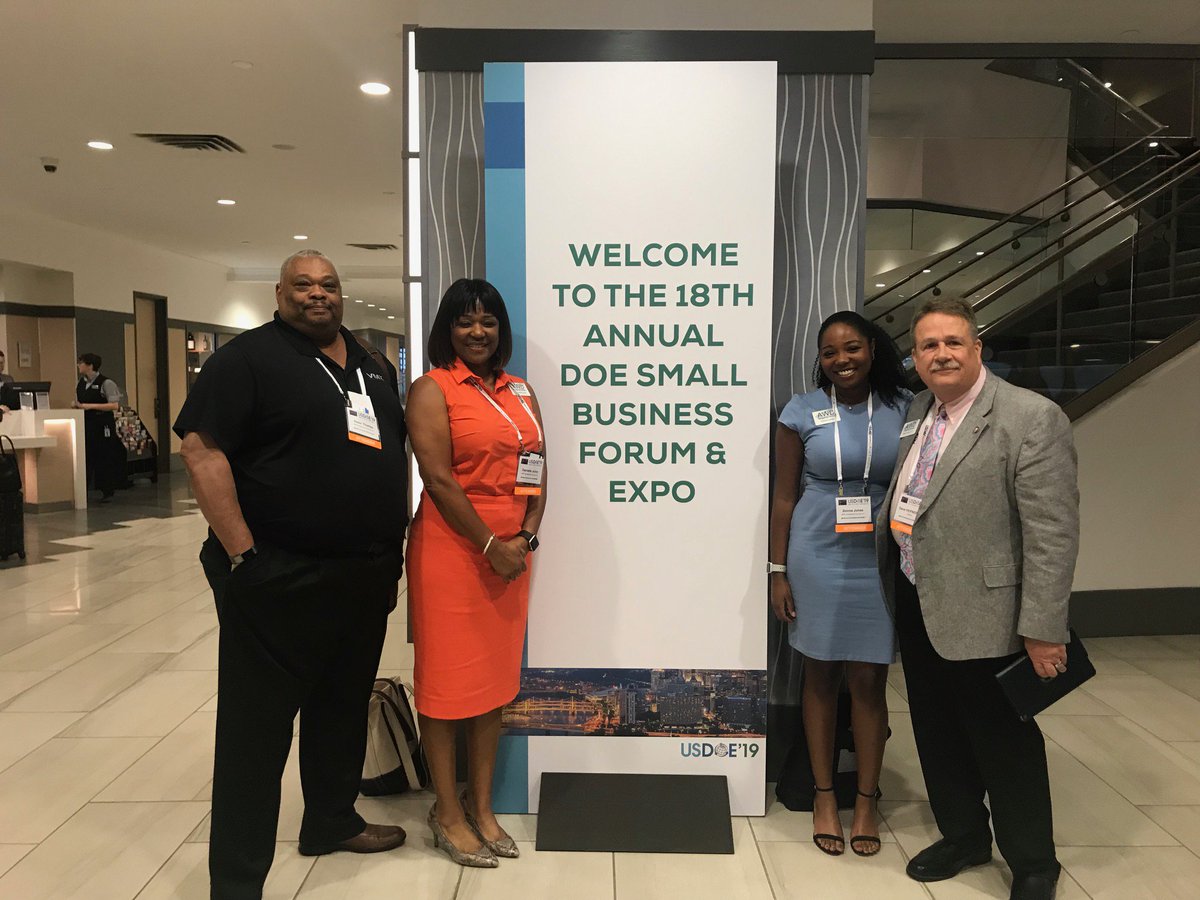 AWDMSInc's tweet photo. AWD and VMX Management Solutions had a great time networking at the 18th Annual Department of Energy Small Business Forum &amp; Expo last week! We learned so much from the speakers and met a lot of great small businesses. Now we're ready to get to work! https://t.co/wYUTb1RlKF