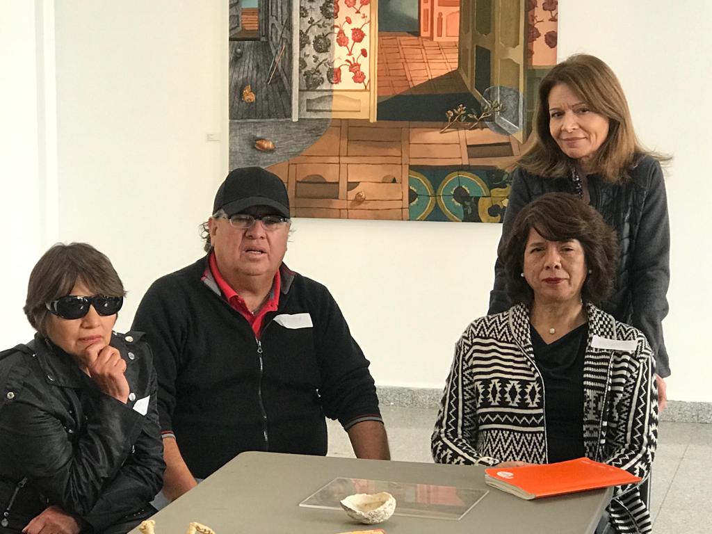 La Sala Gasco Arte Contemporáneo nos invitó a conocer el arte de Andrea Carreño mediante el tacto. Una experiencia especial para nuestros usuarios, y miembros de los talleres de pintura y cerámica. ¡Muchas Gracias!