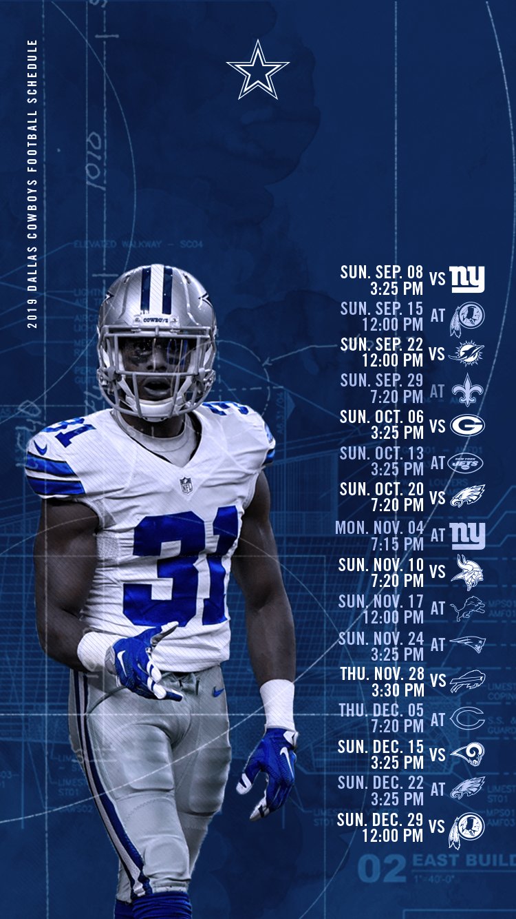 Dallas cowboys 2019 schedule outlet