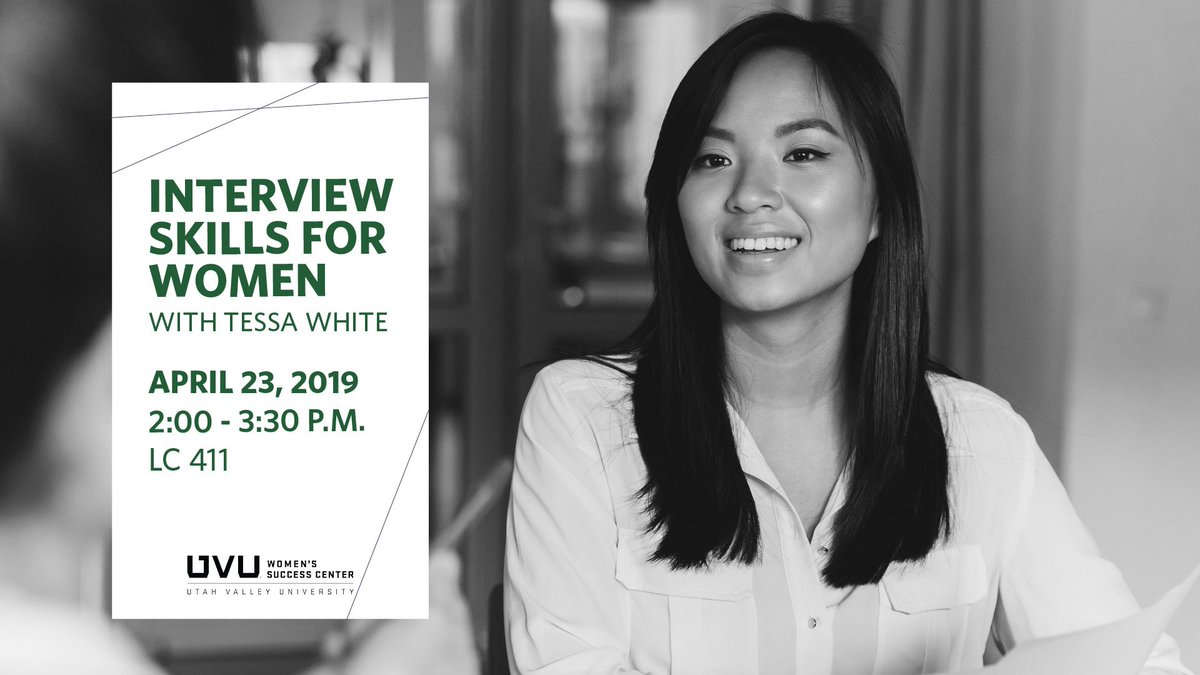 UVUWSC's tweet image. Make sure to check out our interview workshop tomorrow in LC 411. Everyone is welcome so bring your friends!