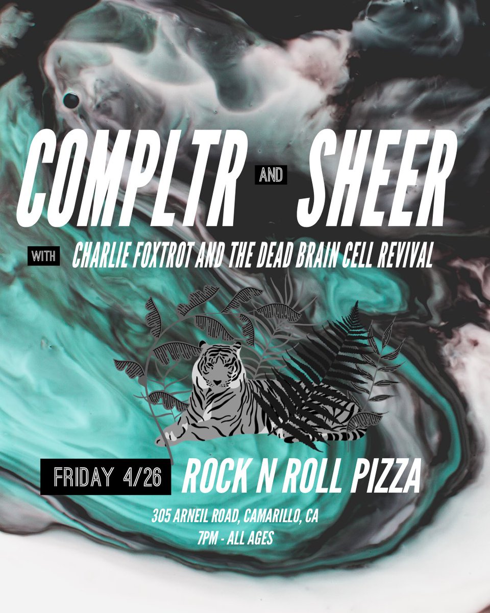 PLAYING THIS JIG FRIDAY IN CAMARILLO 🖤