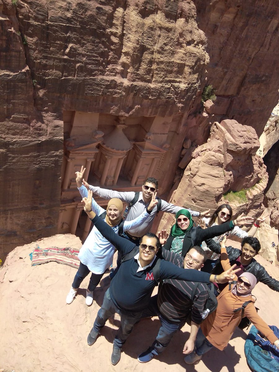 afef_belhadj's tweet photo. Best team building ever: my team visiting #petra all together after few days spent with #technocentre #amman for #messagingpro workshops
#team #happinessatwork #share #enjoywork
@jd_poullain @SofrecomTunisia #orangelabs #orange https://t.co/u75AHgyRgD