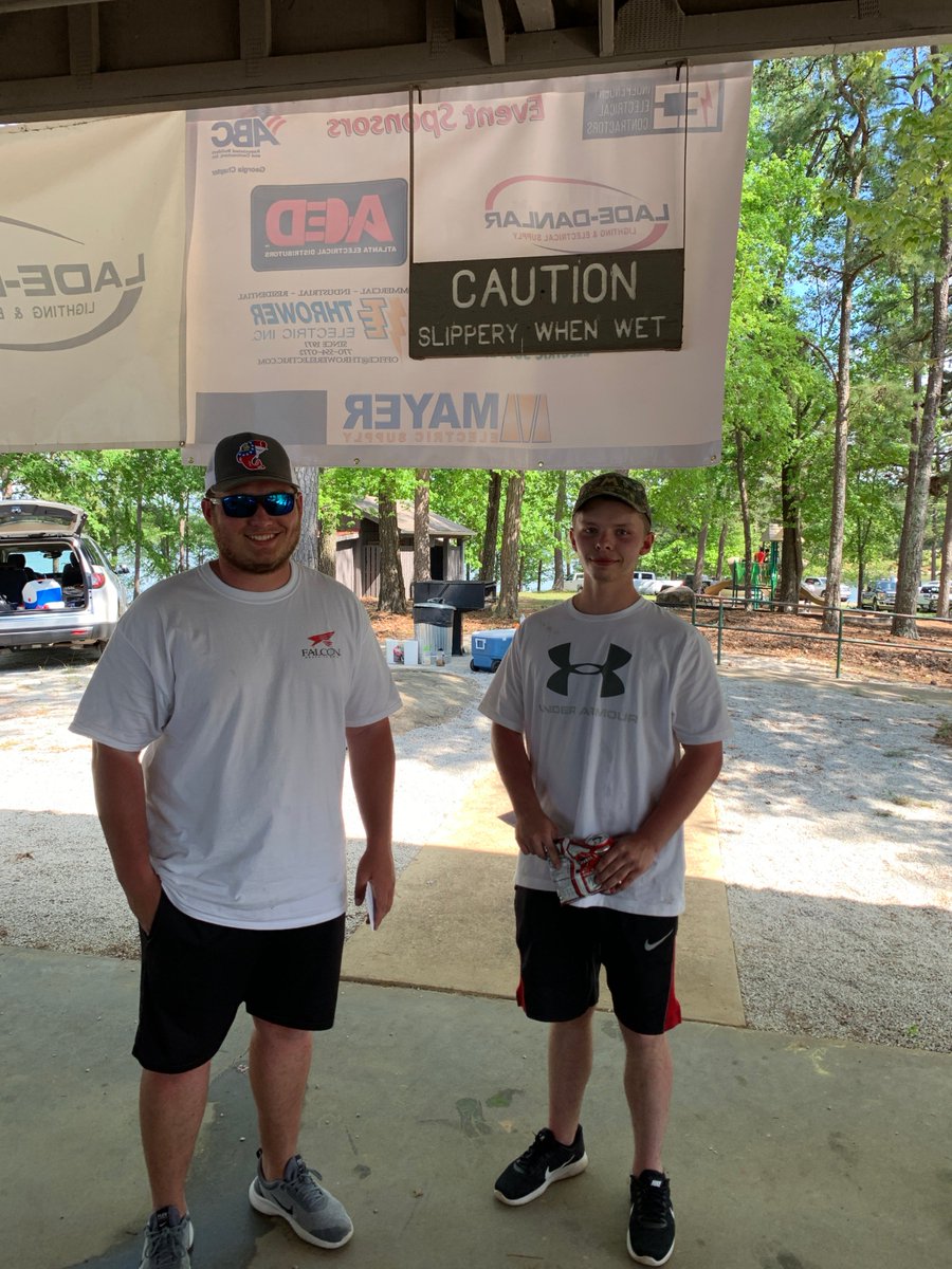 BillABCGA's tweet photo. Congrats to the IEC/ABC fishing tourn winners!
1st -Drake & Brian Boree-Reinicke Athens
2nd- Chris Brown, Paul Nielsen-Swinerton
3rd-Rene Leon, Zach Hall-Ardd & Winter
4th-Sean Duyvejonck, Jess Hyde-TH Mize Electric
Big Fish-Justin Chamber-Rogers
#BuildingGA
#ABCMeritShopProud https://t.co/AU1pkT5JJT