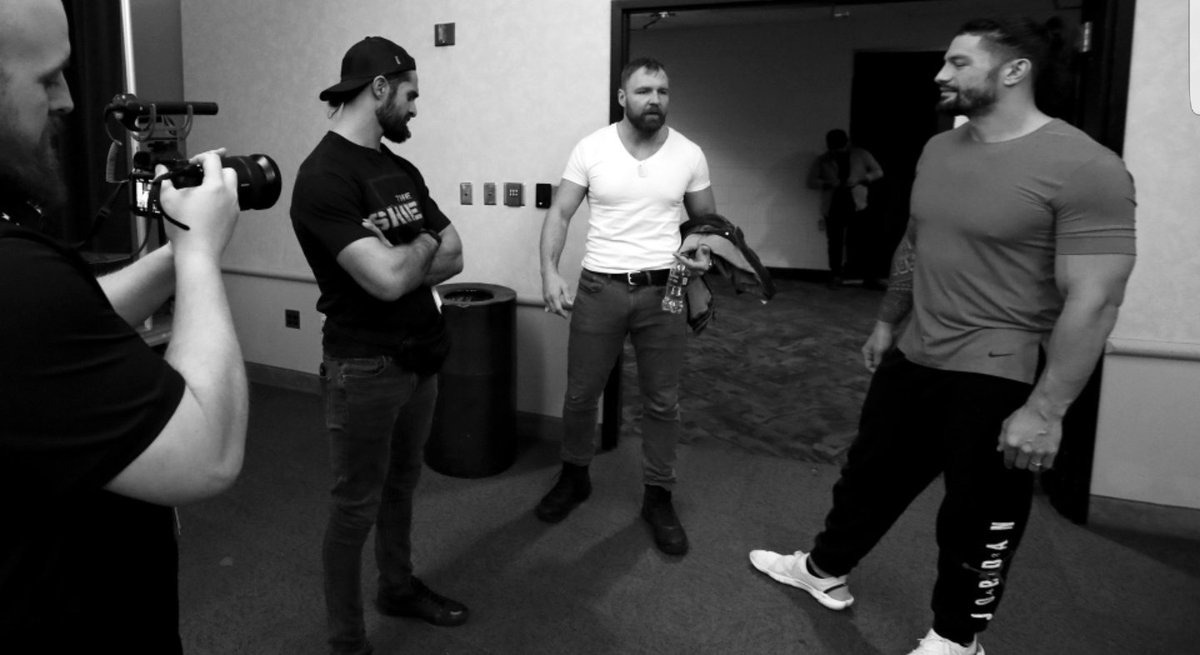 Fileana2's tweet photo. GO BEHIND THE SCENES FOR THE SHIELD'S FINAL CHAPTER: PHOTOS
#RomanReigns #SethRollins #DeanAmbrose #ShieldsFinalChapter https://t.co/fFSXUJaQxj