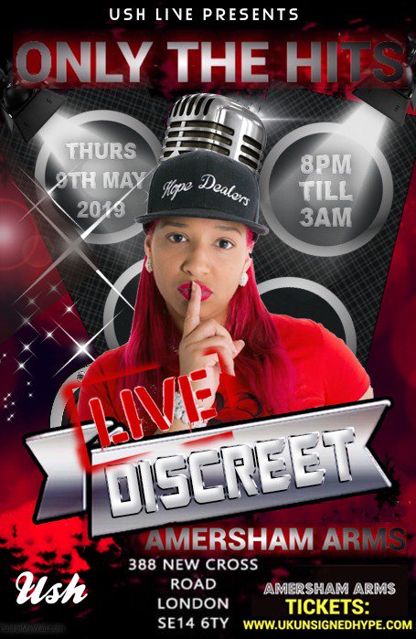 DISCREET tweet media