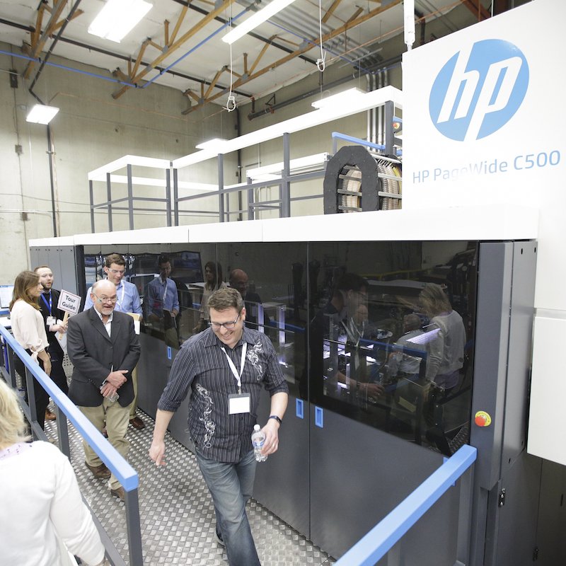 PX_Summit's tweet photo. PXS19 attendees got a up-close look at the HP PageWide C500 during tours of The BoxMaker, Inc.'s Digital Production Center for packaging and display.

#PXS19
#HP
#DigitalPrint https://t.co/tBdlUzGqgH