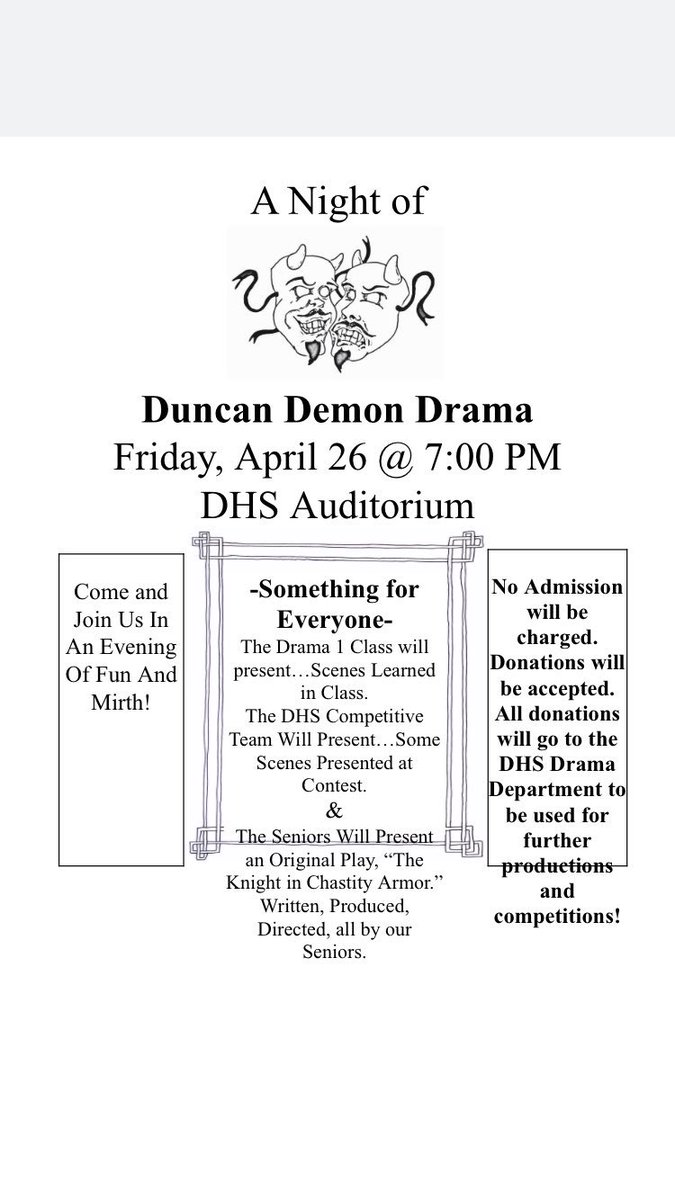 Duncan Student Media tweet media