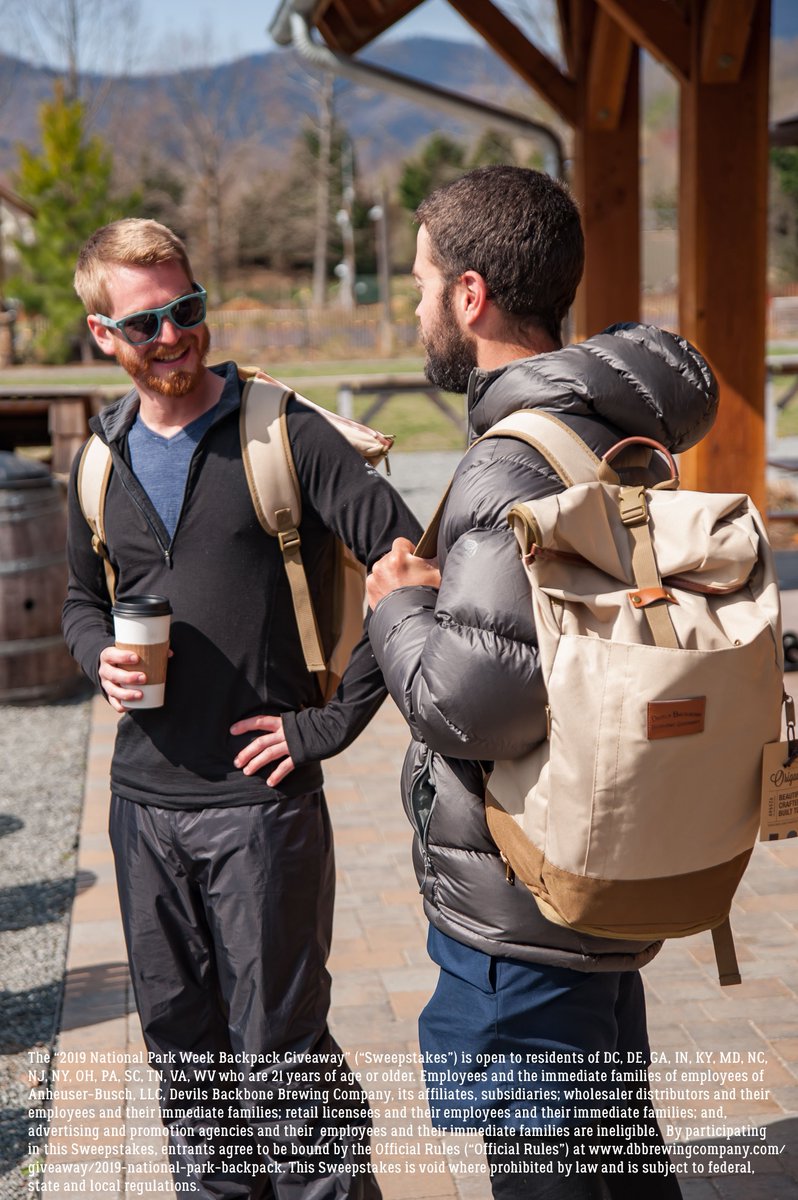 dbbrewingco's tweet image. To celebrate #NationalParkWeek &amp;amp; encourage you to go Slow by Nature, we’re giving away 2 DB hiking packs-suitable for hauling gear &amp;amp; beer. Remember to pack it in &amp;amp; pack it out! How to enter to win? Follow DB on social, like &amp;amp; share this post using #SlowbyNature #Sweepstakes