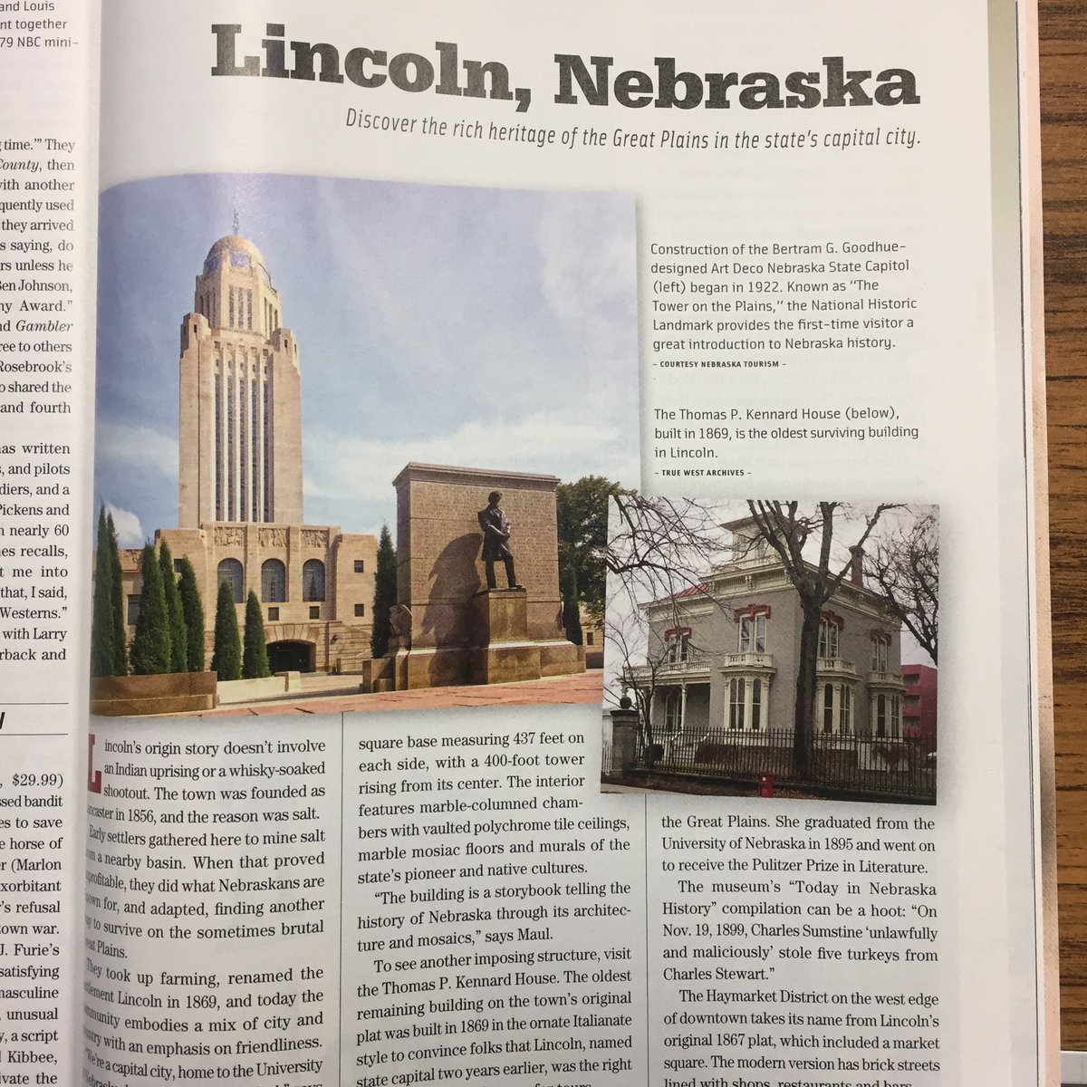 rasekora's tweet photo. Nice feature on beautiful #LNK in May’s issue of @TrueWestMag! Good timing since I’ll be talking about the #NEBookFest tonight on the Writers Imperfect Show at 8 PM EST (https://t.co/OvpRyGGIf4) https://t.co/OhTTEOkTN0