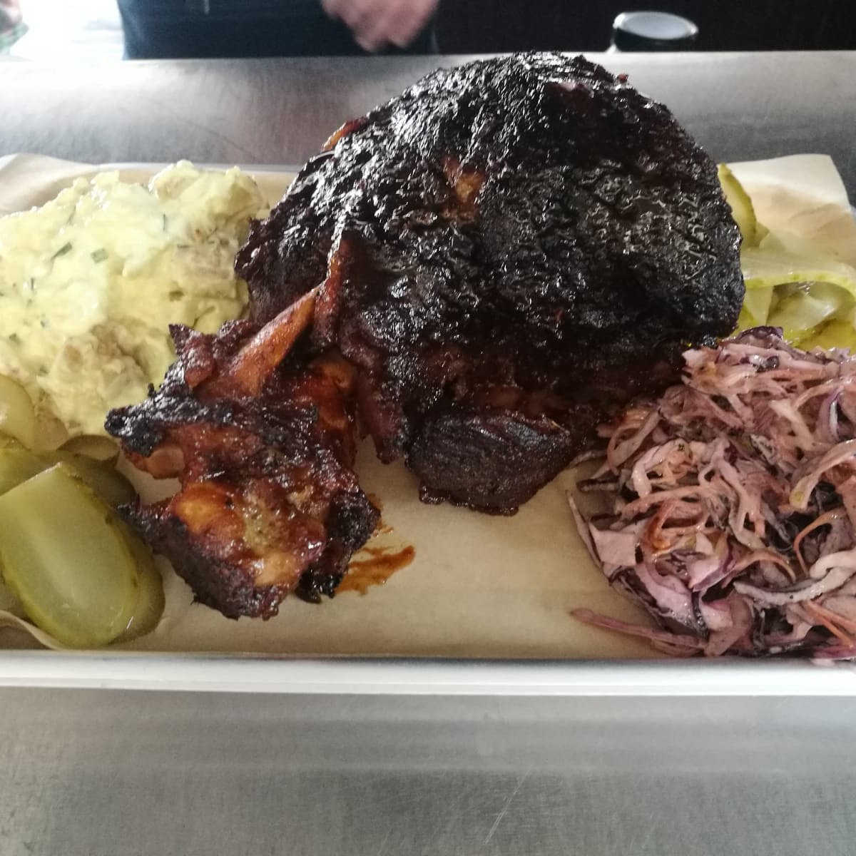 DavesDamGoodBBQ's tweet image. Ham hock sharing plate. #smokemeat #BBQ #hamhocks #lowandslow  It's going to be a amazing summer of great #BBQ #Summer in #E17 #walthamstow @ChequersE17 For my new boss @rockadollar