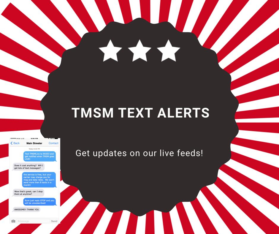 mainstreetmouse's tweet photo. TMSM Text Alerts for Live Feeds! - https://t.co/rmFs1jYCHd #DisneyLiveStreams #DisneyNews #TMSMWeeklyLive https://t.co/5aL5q3FgLe