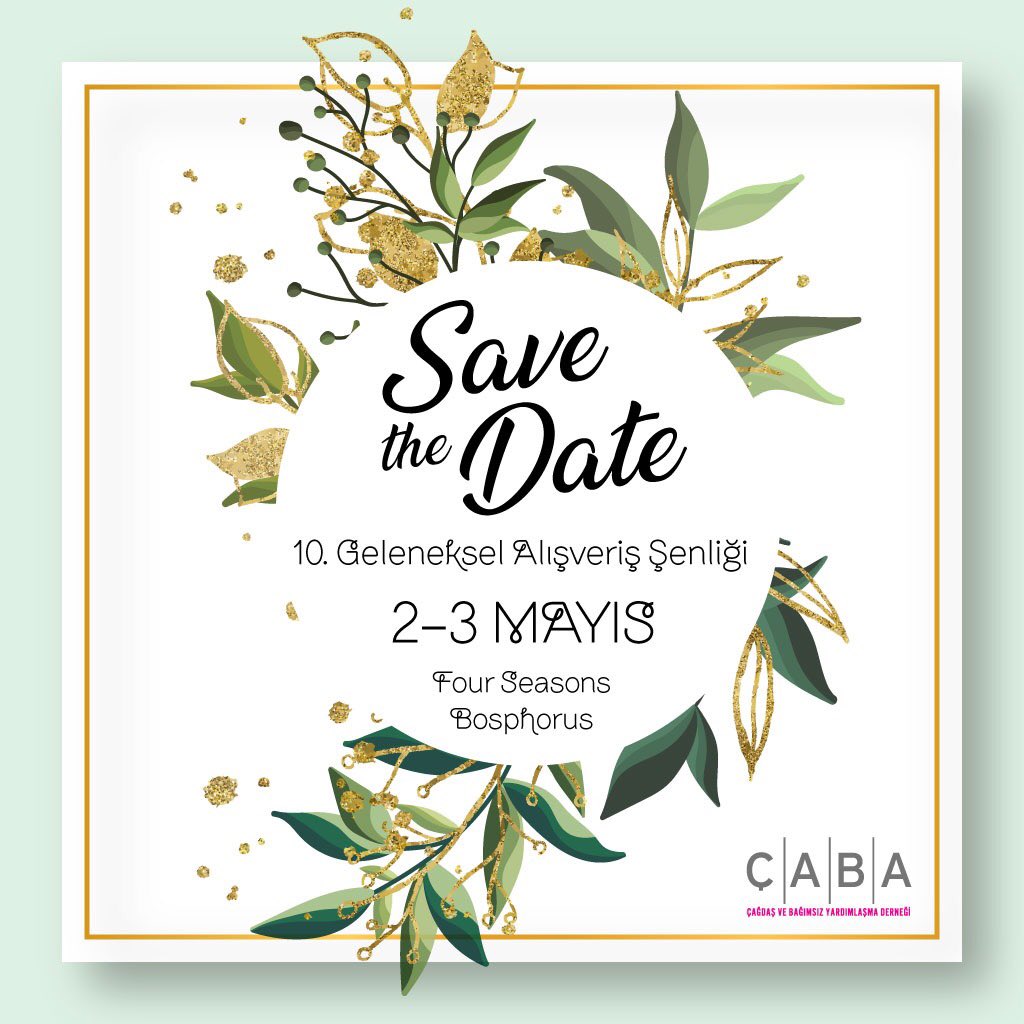 OLIDYA_Organic's tweet photo. Çağdaş ve Bağımsız Yardımlaşma Derneği’nin düzenlediği 10. Geleneksel Alışveriş Şenliğine bekleriz! 2-3 Mayıs’ta @FourSeasons ✨✨
#çabaderneği #FourSeasons #olidya
https://t.co/afXFkDOqgu https://t.co/PjDGtcesGx