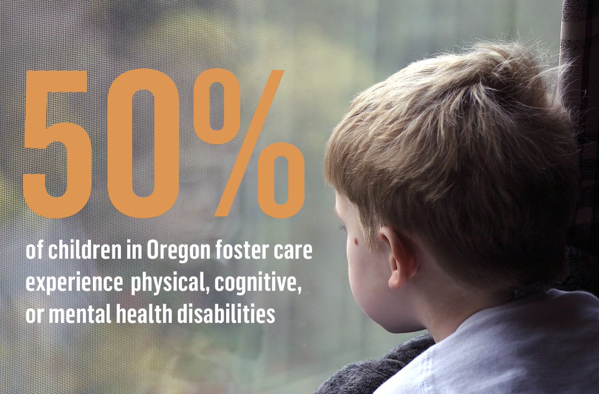 ABChildhood's tweet photo. Oregon DHS is unable to meet the needs of the more than 50% of #fosterchildren who have physical, cognitive, or mental health #disabilities. The system is not set up to get #children the services/treatment many sorely need. #ORfostercare #fostercare #law @DWTLaw @DisabilityRtsOR https://t.co/rqYgFn1LRE