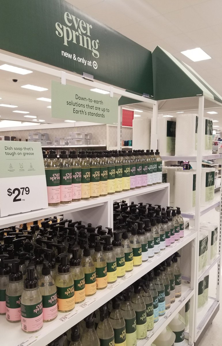 NaseVictoria's tweet photo. Happy Earth day! Make everyday Earth day with ever spring! 🎯🏃‍♀️🌎 #TARGET #visualmerchandising #everspring #EarthDay #EarthDay2019 #Springcleaning https://t.co/vOx2h5bW72