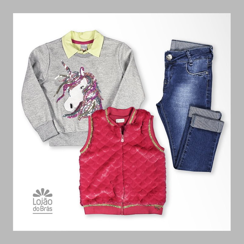 colete jeans no brás