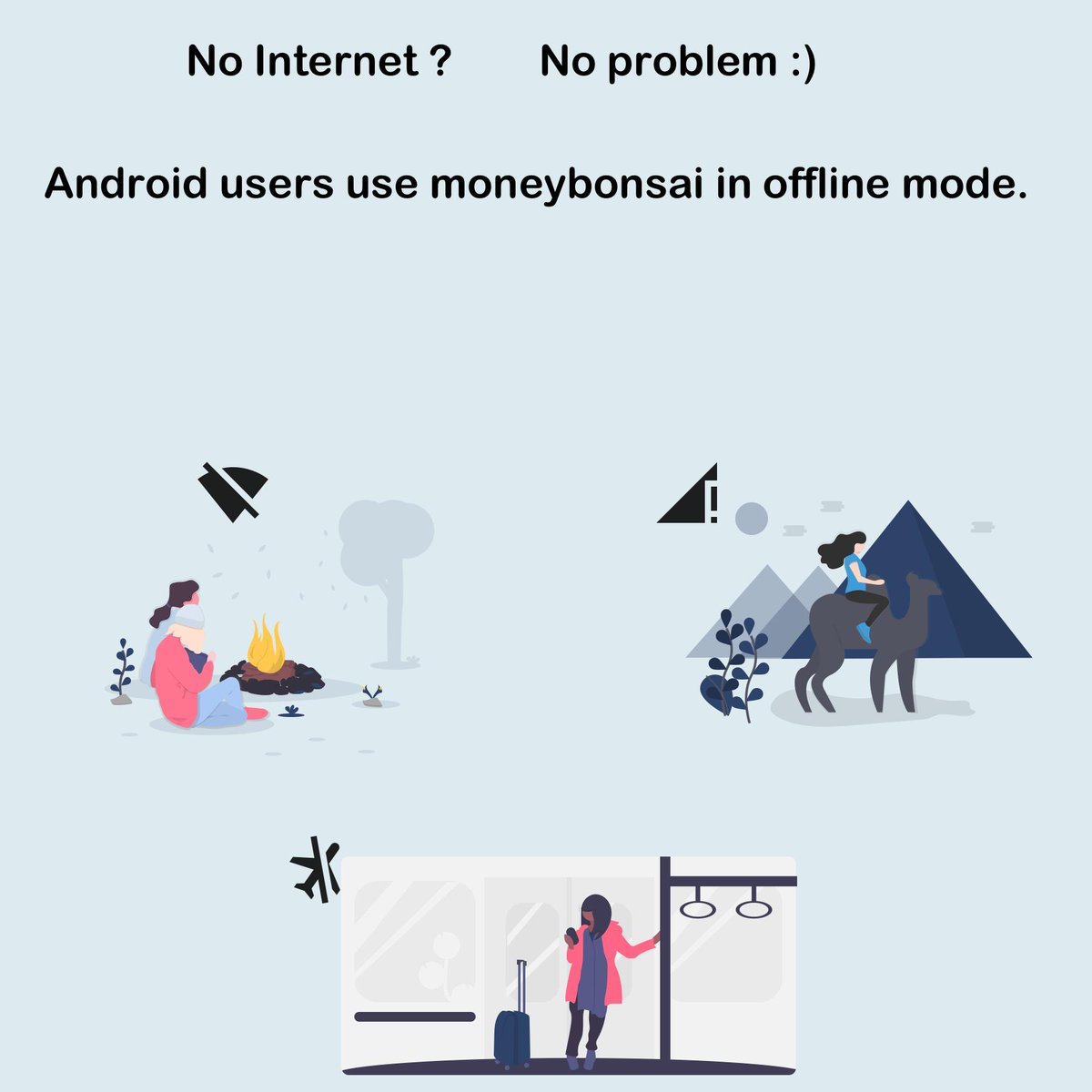 moneybonsai's tweet photo. Good news for our Android users! Now manage your finances using the @moneybonsai mobile site without Internet. Available exclusively on Android. #personalfinance #budget #saving #expense https://t.co/89mOVTmgBz