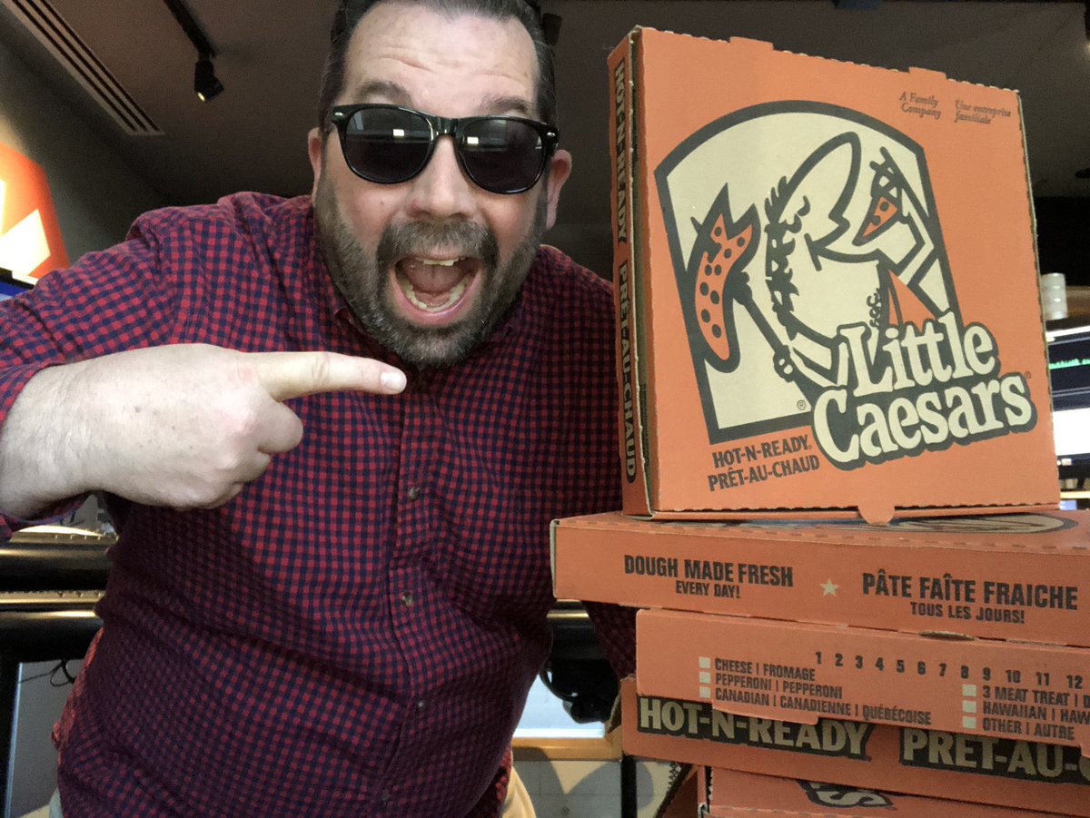 JACK1023ldn's tweet photo. No winner today so we are at 14 @littlecaesars tomorrow at 4:30 with @loopdogg #AfternoonsWithLoop #WhatsInTheLittleCaesarsPizzaBox https://t.co/TUkwfWL0TJ