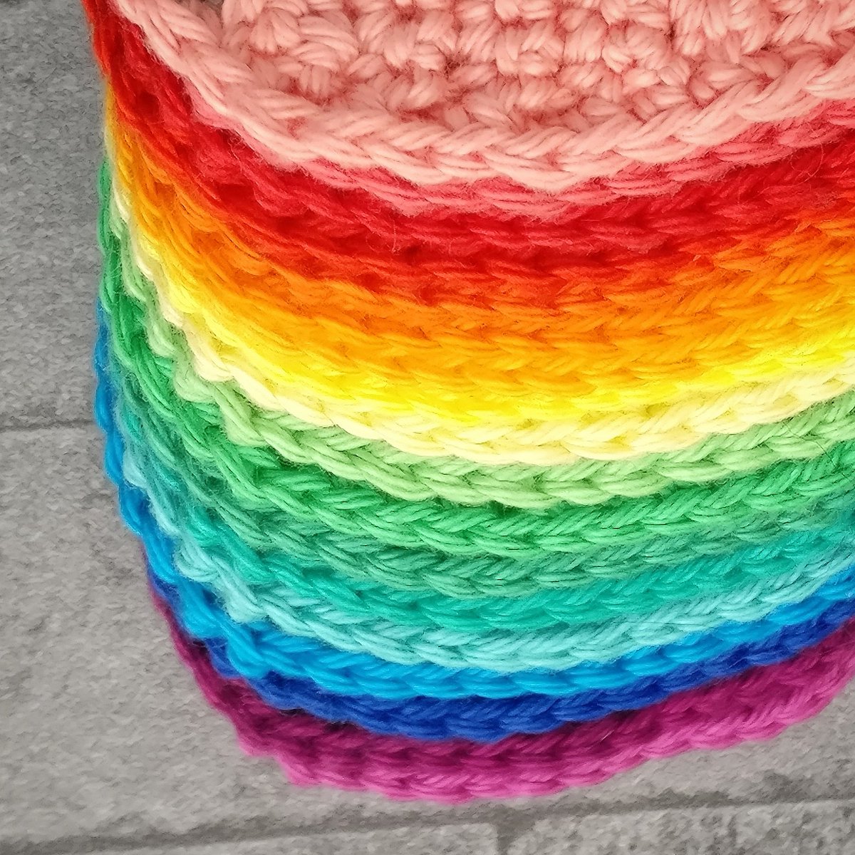 StitchedByAdele's tweet photo. And back to bright rainbows! These are coffee cups, soon to become a garland for my bestie. I'm rather fond of the greens and blues, do you have a favourite bit?
#rainbow #brightcolours #etsygifts #rainbowgarland #coffeecups #CoffeeLover #coffeelovers #crochet #homedecoration https://t.co/YeHLwCETDH