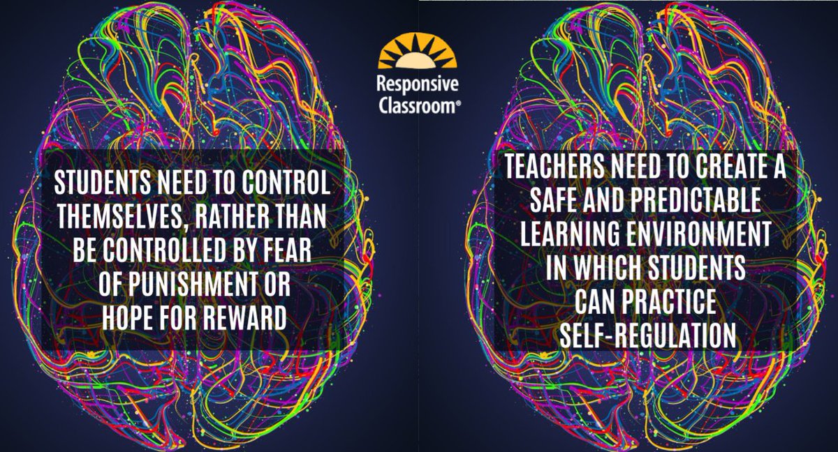 Educators who use the #ResponsiveClassroom approach to discipline do so because they believe in two factors that are critical to helping develop self-control skills that will contribute to student success, in and out of school.  #SocialEmotionalLearning #professionaldevelopment