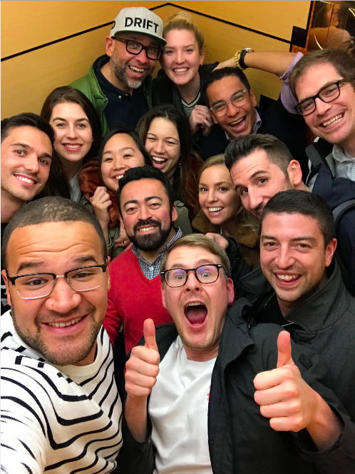 InsideDrift's tweet photo. Who doesn't love a good elevator selfie? 😎 #InsideDrift https://t.co/T7G9dWW8M0