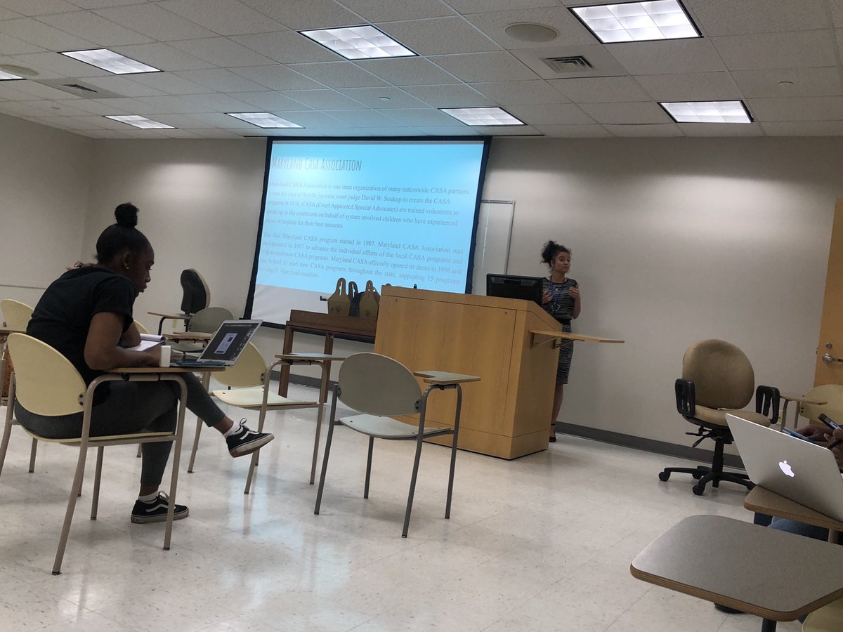 _Trinityagency's tweet photo. Here is T, a senior in strategic, practicing for her capstone presentation next Monday. https://t.co/gIPU62mmhA