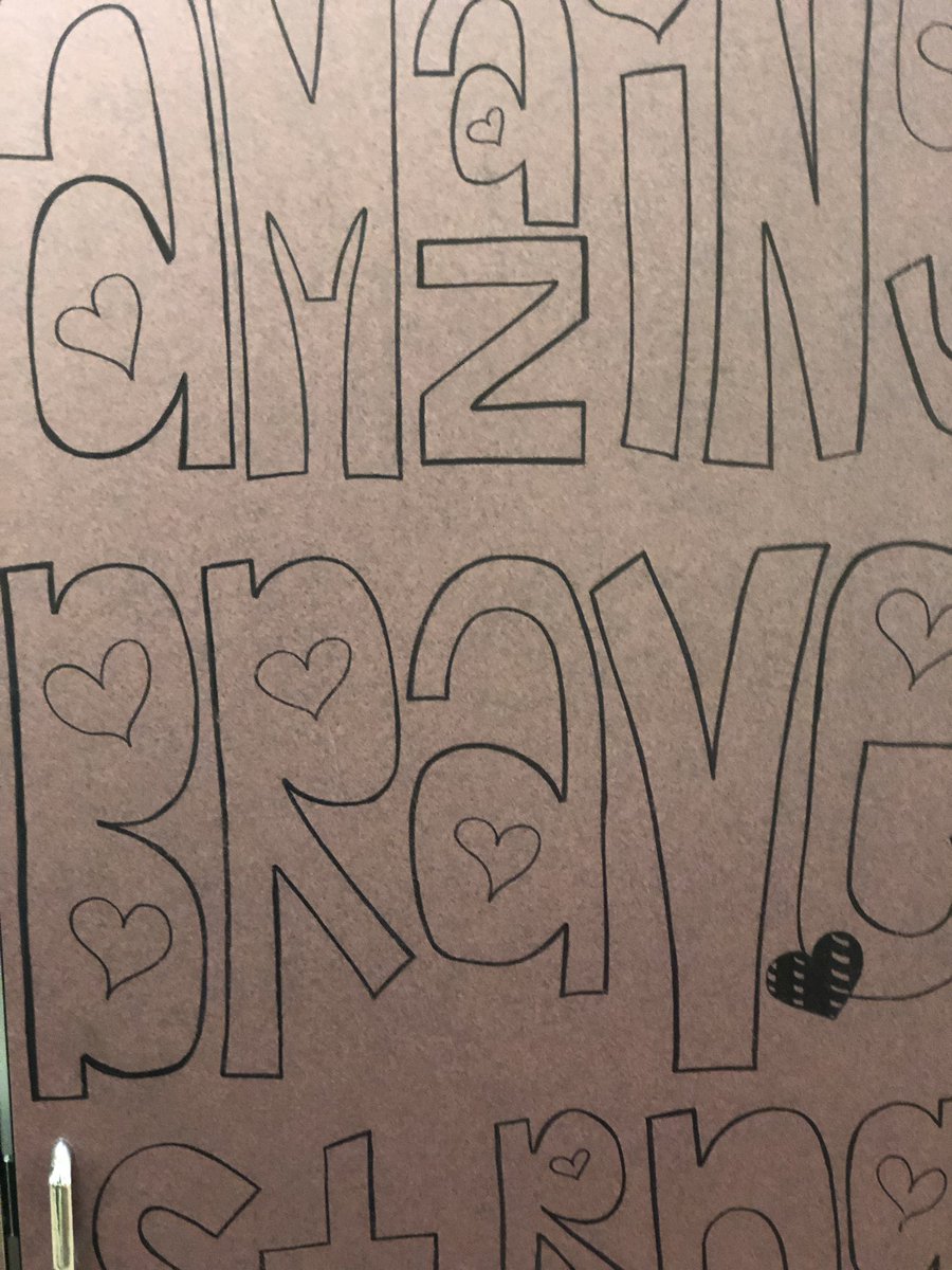 Our art teacher <a href="/LetsGetARTMessy/">Megan Halford 🖍✏️✂️🎨</a> is super amazing! Love how she goes above and beyond for our school! <a href="/LamarElementary/">Lamar Elementary</a> #amazing #BeTheOne