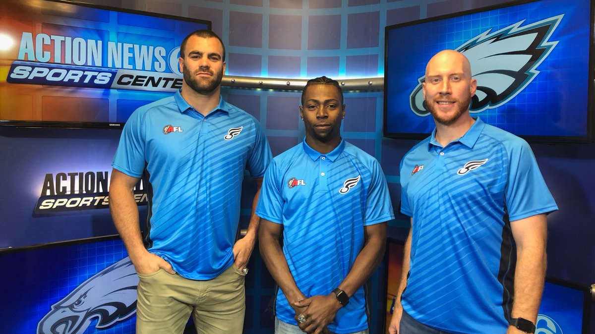 soulfootball's tweet image. Thanks for having us @6abc! 

Tune in tonight at 5:45 for a sneak peek of our season preview #ForPhilly