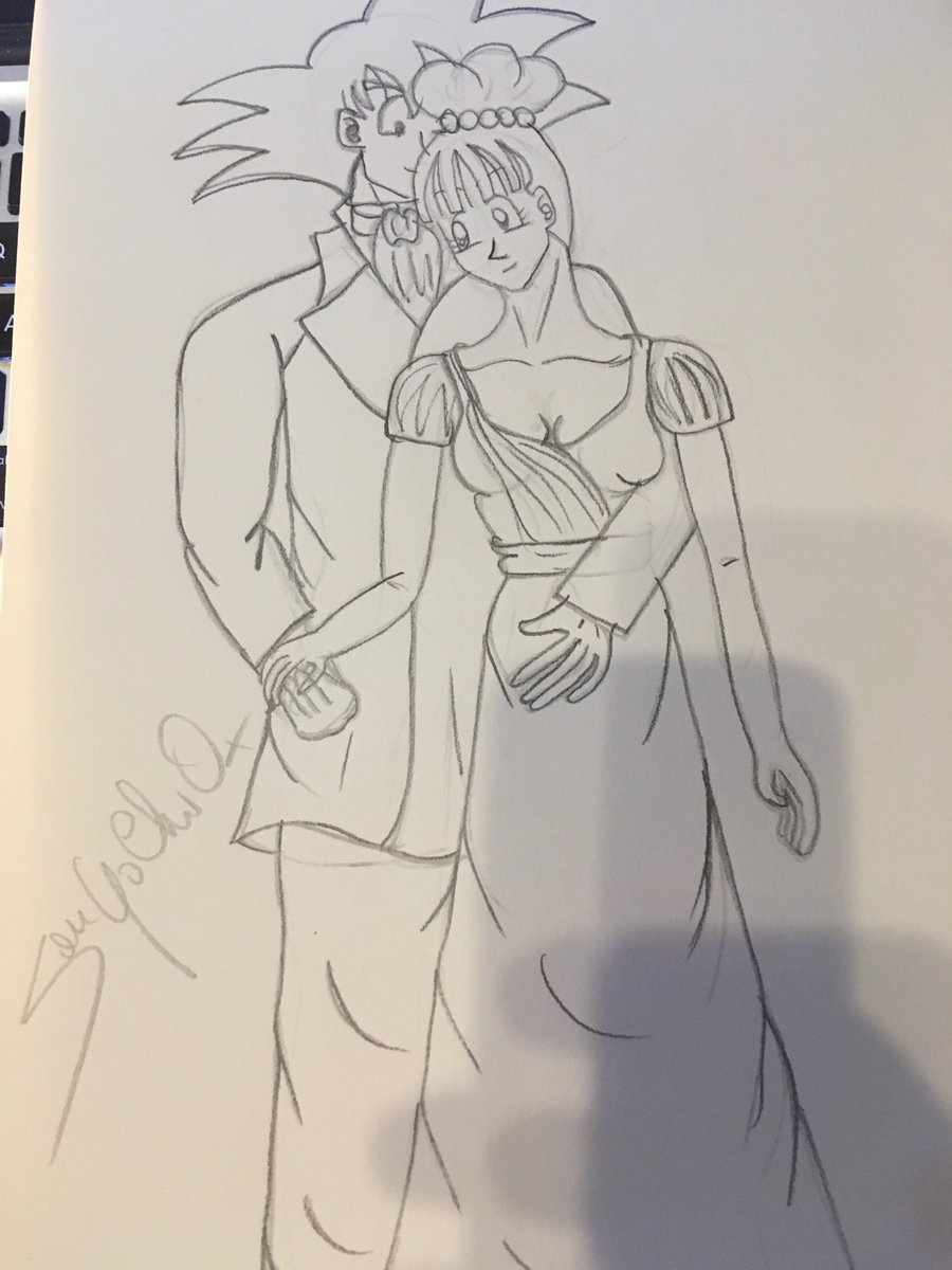 MonchiSon1975's tweet photo. daily dose of GoChi #goku #chichi #gochi #dragonball #audb 
https://t.co/OnJYEdM5pM 😇💓 https://t.co/rMDKtpCWaJ