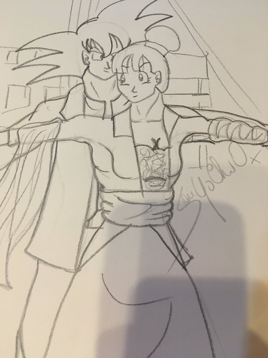 MonchiSon1975's tweet photo. daily dose of GoChi #goku #chichi #gochi #dragonball #audb 
https://t.co/OnJYEdM5pM 😇💓 https://t.co/rMDKtpCWaJ