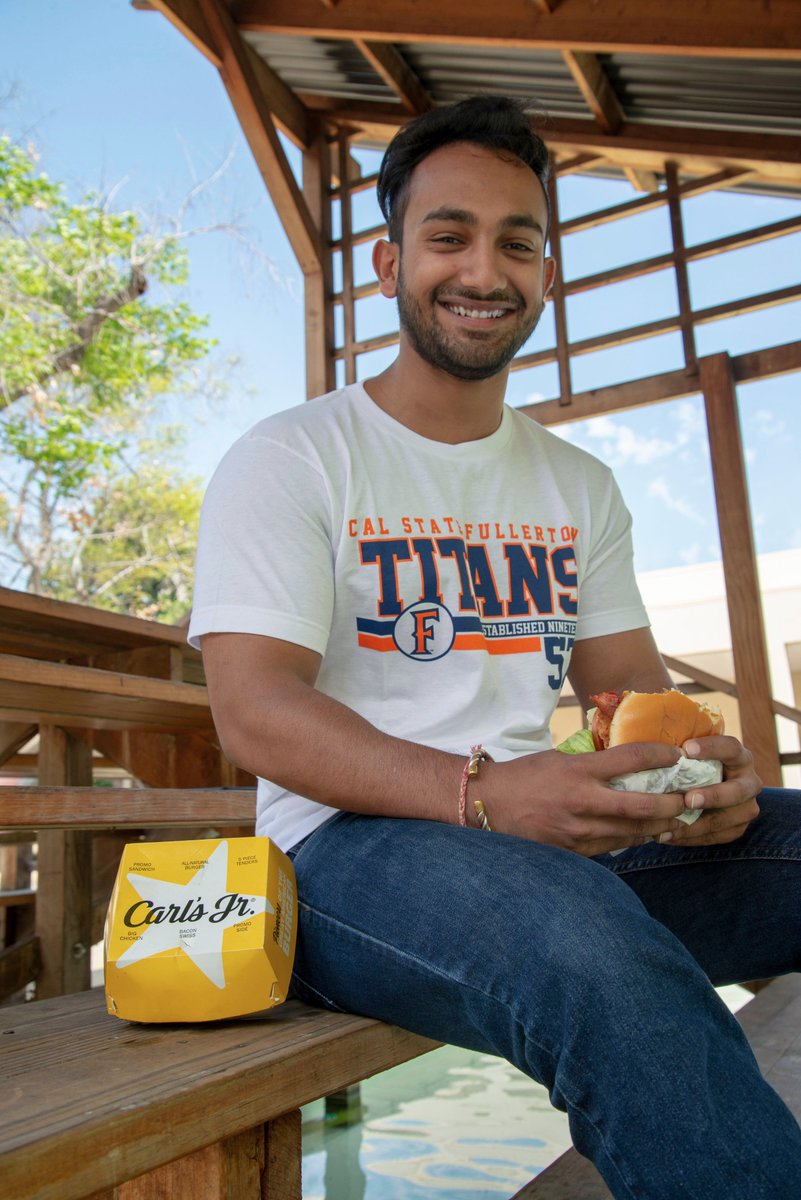 CSUFDining's tweet photo. Don’t forget to wear your Titan apparel tomorrow for 10% off Titan Tuesday at any Campus Dining location. Also check out @titanshops57 for your latest Titan gear. #titantuesday #csufdining #csuf #titansreachhigher #calstatefullerton #carlsjr https://t.co/V02XUNAMFD