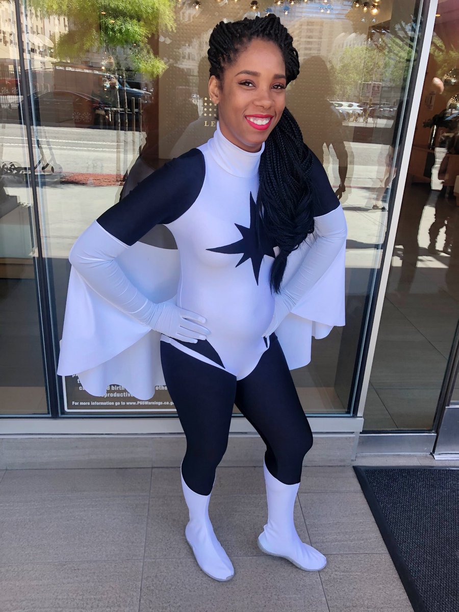 Costume. premiere as Monica Rambeau! 