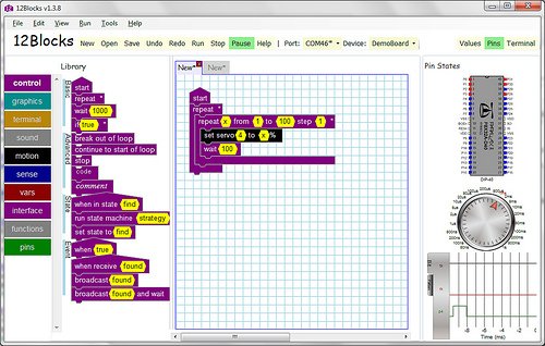 programaarduino's tweet photo. Programación Gráfica #Arduino #12Blocks https://t.co/ci5BVgXmUq https://t.co/yg8juC6n0q