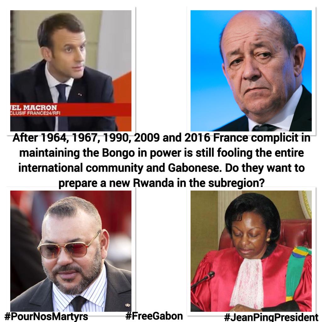 GraceMetamorpho's tweet photo. Le marchand d'armes diplomate politique @JY_Ledrian va encore semer la mort au #Gabon.Des chars livrés au putschiste gouvernement gabonais pour massacrer les populations comme les #GiletsJaunes sont bruralisés en #France #Ledrian"tout va bien au Gabon"?
#BuznessGabon
#AFD_France https://t.co/K0Fjg7Ves8