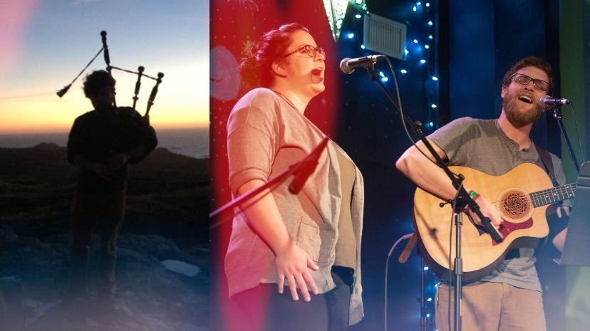 adanielcouper's tweet photo. This is going to be a unique evening. We’ll be sharing the stage at @ETSUWesley this Thursday night (7:30pm) with our dear friend and bagpiper extraordinaire, @AndrewPatrickH1 (who doesn’t use Twitter anymore). Free with a food pantry donation. You should join us. https://t.co/5f11SZDr5a