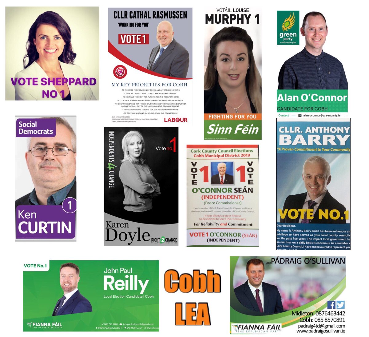 CobhTidy's tweet photo. Thanks to 10 of our #LE19 candidates for agreeing to respect our #posterfreezone and #EP19 @BredaGardner @malcolmbyrne and WalterRyanPurcell so far for replying positively to our letter & map sent to all. #Cobh #respect #community https://t.co/u3NjwL2hR3