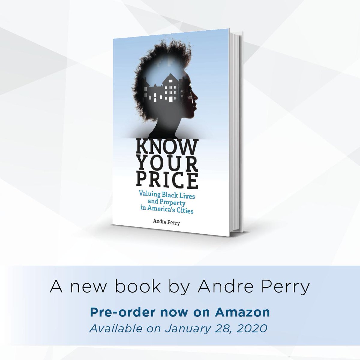 I can’t express how happy I am to reveal the book cover of KNOW YOUR PRICE, coming January 2020 <a href="/BrookingsPress/">Brookings Institution Press</a>. This book reflects my love of community. We will be armed with information. Pre-order here: amazon.com/Know-Your-Pric… #KNOWYOURPRICE <a href="/BrookingsInst/">The Brookings Institution</a>