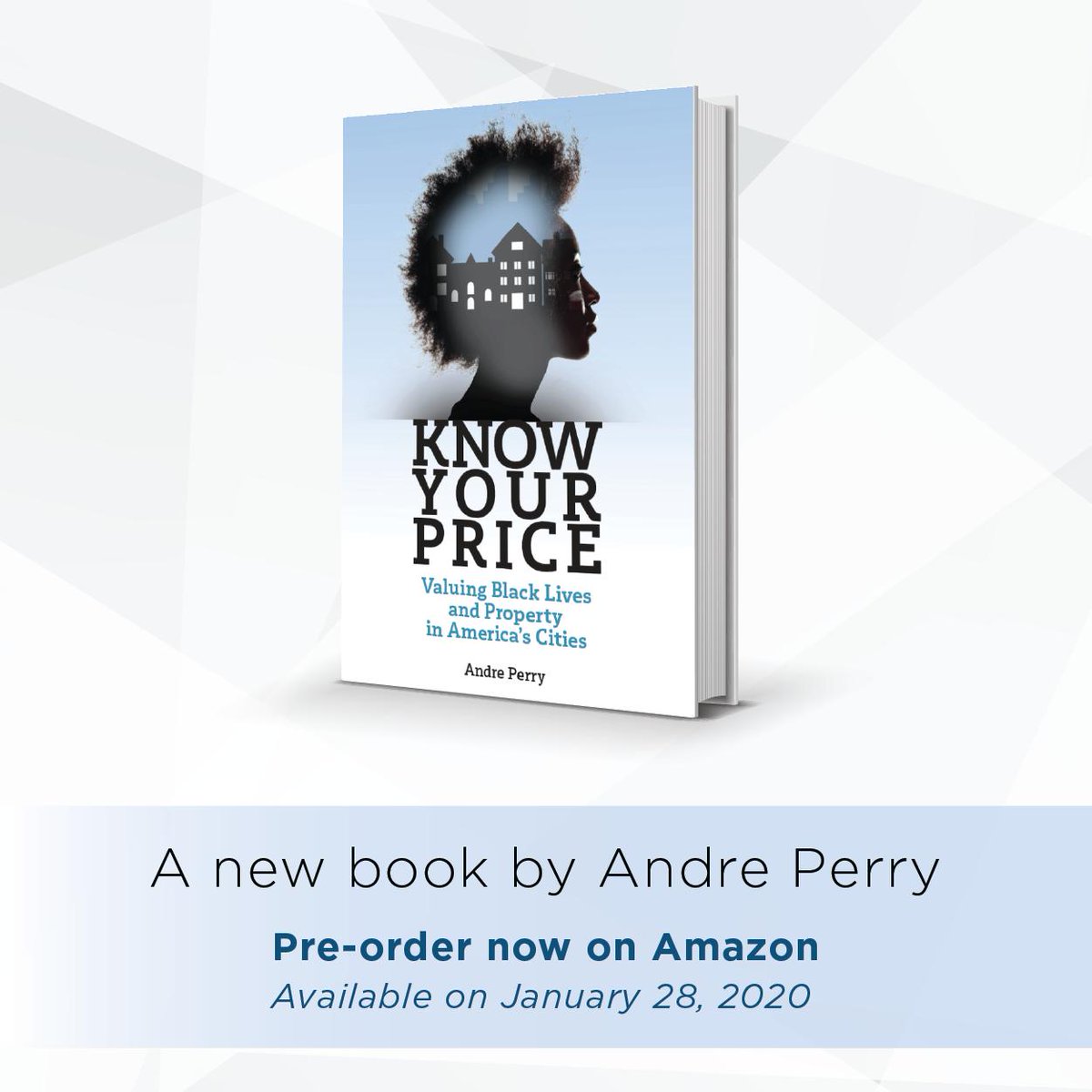 I can’t express how happy I am to reveal the book cover of KNOW YOUR PRICE, coming January 2020 @BrookingsPress. This book reflects my love of community. We will be armed with information. Pre-order here: amazon.com/Know-Your-Pric… #KNOWYOURPRICE @BrookingsInst