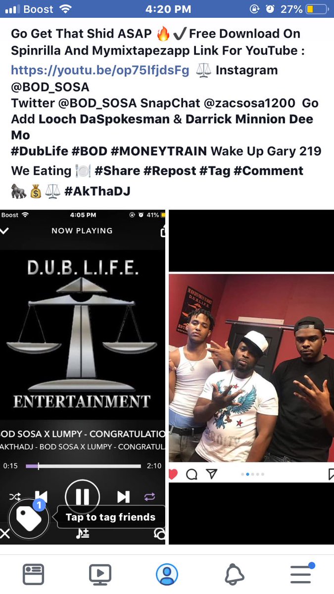 BOD_SOSA's tweet photo. Go Get That Shid ASAP 🔥✔️Free Download On Spinrilla And Mymixtapezapp Link For YouTube : https://t.co/Fj8WwaBkIH  ⚖️ Instagram @BOD_SOSA 
Twitter @BOD_SOSA SnapChat @zacsosa1200  Go Add Looch DaSpokesman &amp; Darrick Minnion Dee Mo
#DubLife #BOD #MONEYTRAIN Wake Up Gary 219 https://t.co/V1Sc7PI47j