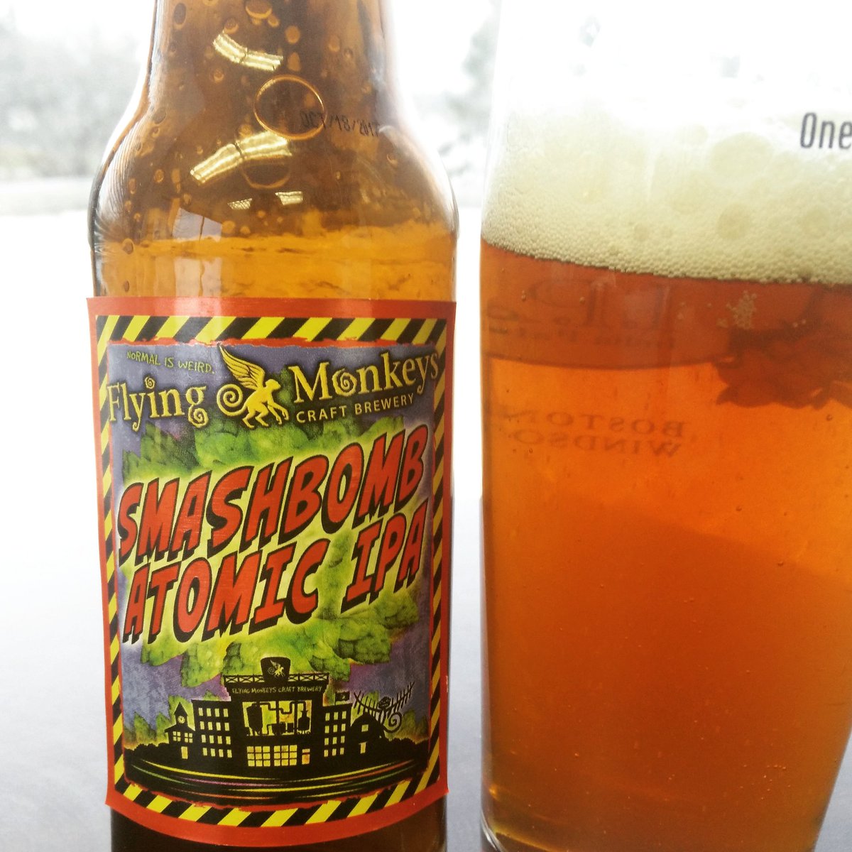Waiting for my #superpowers to kick in after drinking this #atomic #IPA. @FlyingMonkeys 

#hophead #hops #craftbeer