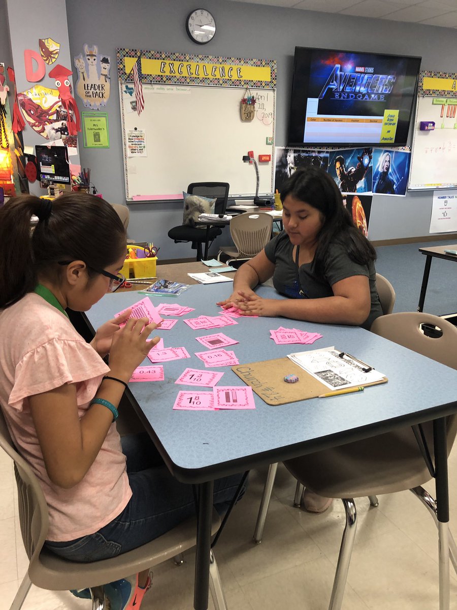 tuckertotsin106's tweet image. The Math House Avenger Review is off to a great start! Had fun with Ms. Church’s and Mrs. Greenfield’s kiddos with decimals and fractions! #llamasdoingwork @henrielibrary @KuMarraChurch @MrsBGreenfield