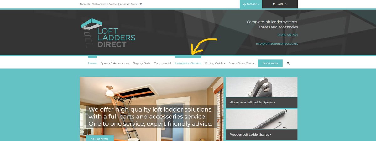 Loftladders1's tweet photo. As well as supplying spares we still have an installation service #welovethechallengetoprovidethesolution https://t.co/YRtoNKQccn