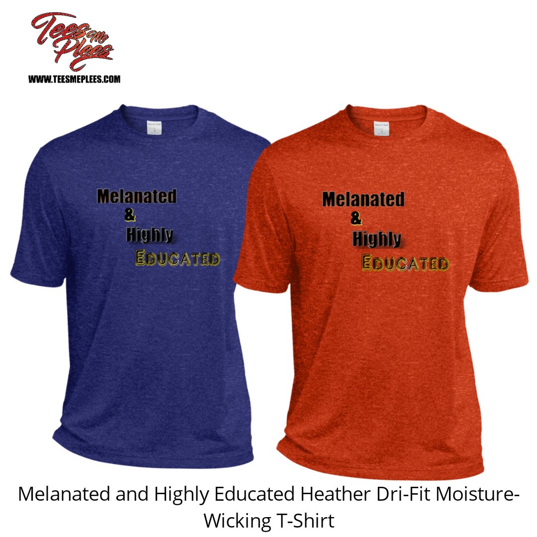 teesmeplees's tweet photo. Melanated and Highly Educated people is a small statement that say big things. 👌🏾🎓😁

On the site search: "Melanated and Highly Educated Collection"
#teesmeplees #melanin #melaninpoppin #melaninmagic #highlyeducated #hbcu #college #university #hiphop #urban #buyblack #asiatic https://t.co/5tdMWsc4iR