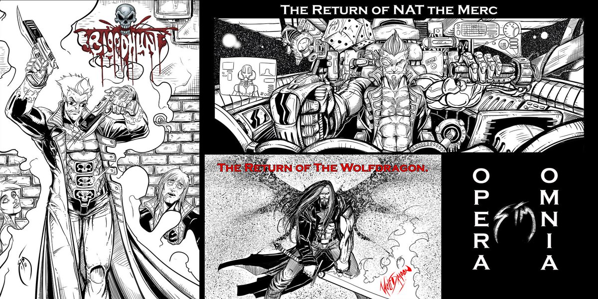 Simon_Pothier's tweet photo. Hello Eveyone! Please check out, support & share #BloodHunt live NOW on @Indiegogo Here's a glimpse at my next projects line up. #TheArtofSIM https://t.co/965cuTo3m6 #ComicsGate #Indiecomics #WARCAMPAIGN #comics #Anime #Manga #horror #90Scomics #AntiPC #IAMCOMICSGATE #indiegogo https://t.co/63WFBX4M7h