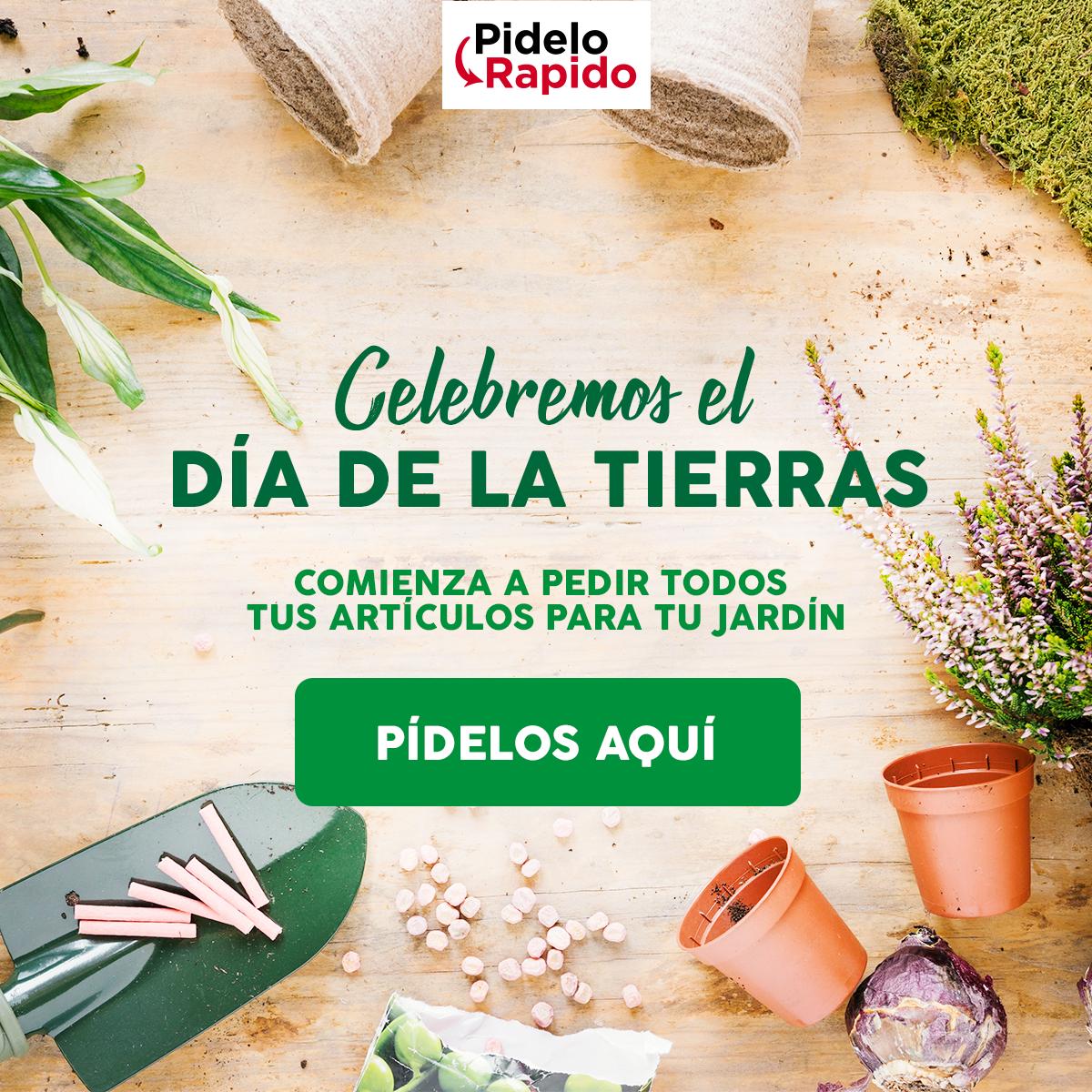 ¡Celebremos el día de la tierra!
Encuentra todos los artículos para tu jardín y comienza a cuidar al medio ambiente.

Pídelos aquí: prdo.me/2KF32KC