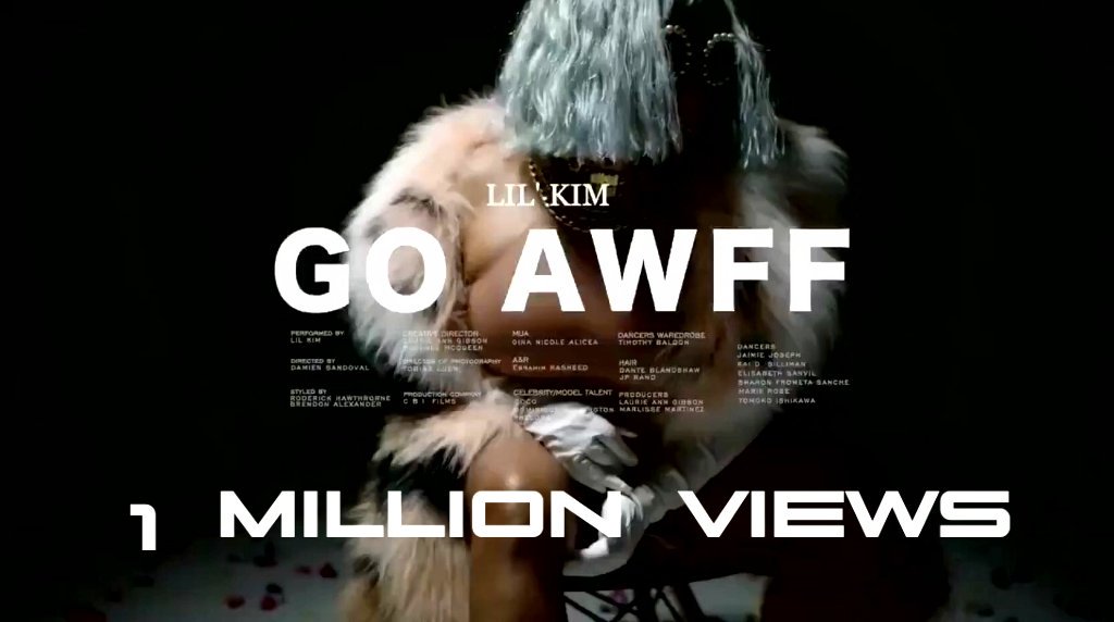 10100WBK's tweet photo. #GoAwffVideo has surpassed 1 Million Views on @YouTube https://t.co/TFsWUBCszI
Views: 1,000,003
Congrats! @LilKim ✨ https://t.co/QiITC6C10k