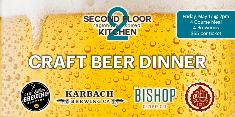 We are hosting a Craft Beer Dinner on May 17 at 7pm! Guests will enjoy a four course meal with craft beers that compliment the food beautifully. We will have several of Dallas' best craft breweries at the event too -- tickets and info:  secondfloorbeerdinner.eventbrite.com #CraftBeerDinner
