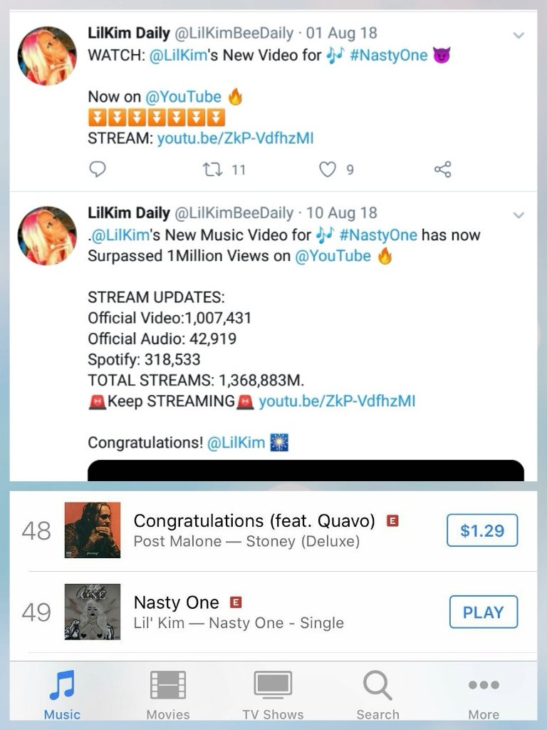 10100WBK's tweet photo. It took #NastyOneVideo 9 days to reach 1 million views + it peaked @ #49 on @itunes Hip-Hop/Rap Charts. #GoAwffVideo took 25 days to hit 1 million views and it peaked @ #27 on @iTunes Hip-Hop/Rap Charts.
**Look at the material, you can be the JUDGE of it** https://t.co/rxn52KgHV7