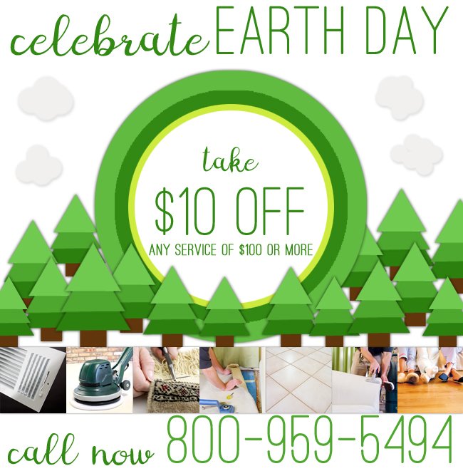 KIWI Lovers, celebrate #EarthDay by taking $10 off any service of $100 or more! All of KIWI's cleaning services are environmentally friendly.