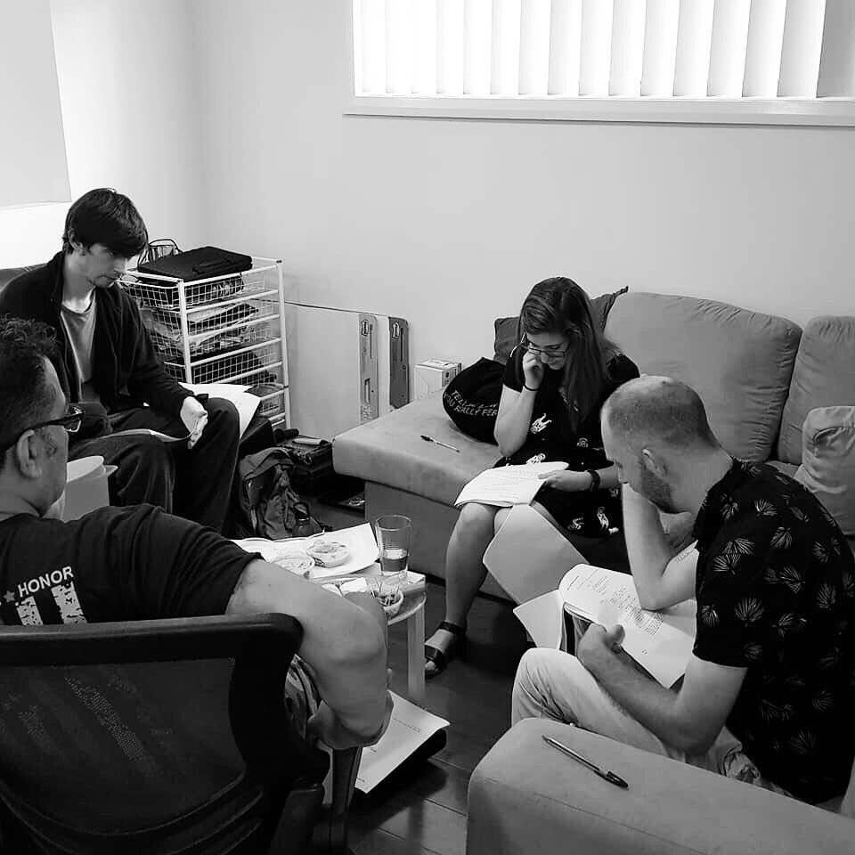DeanNash's tweet photo. Just a cheeky Monday afternoon script read 😉 #actorlife https://t.co/PS2hLI4Wtt